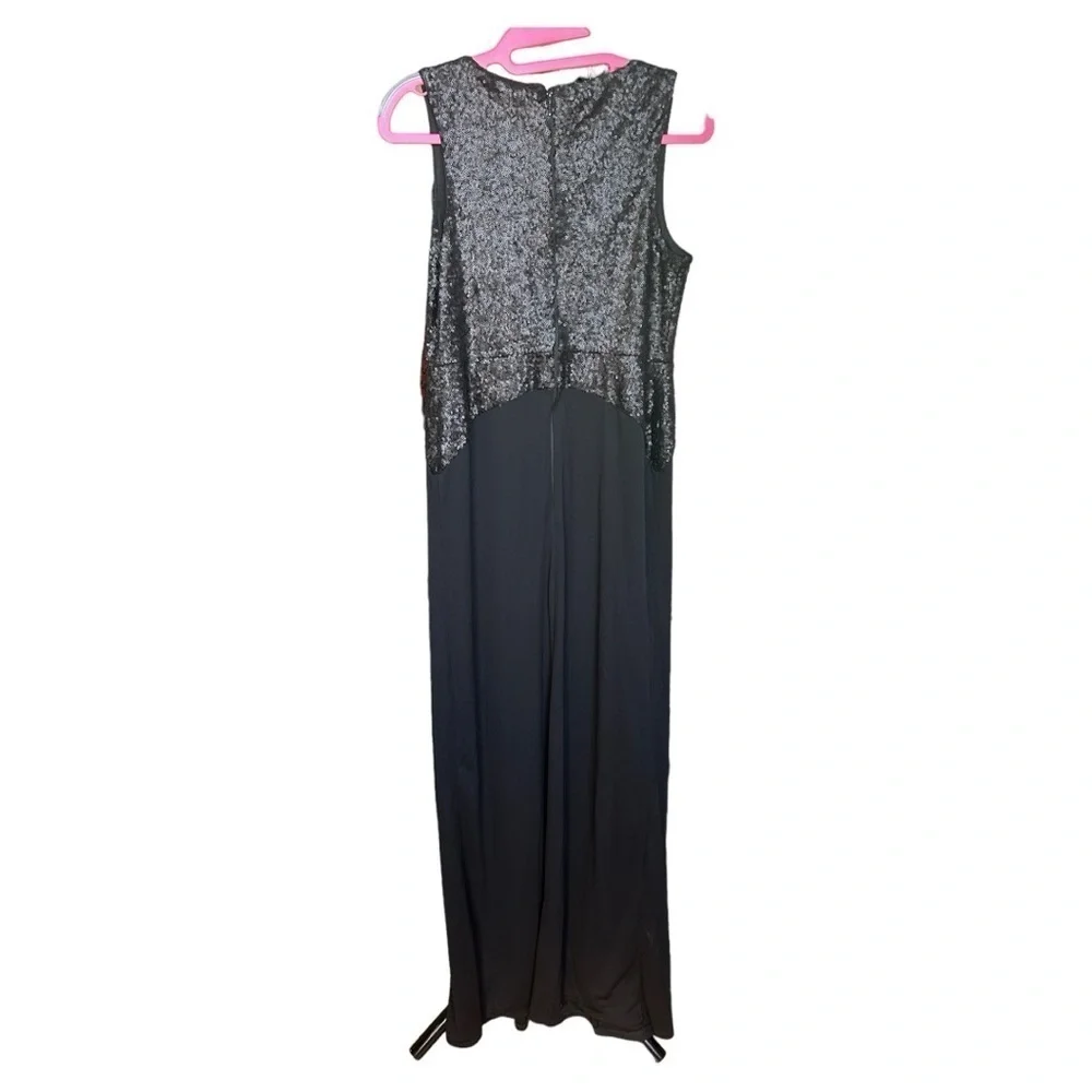 Asos black with sequins maternity dress